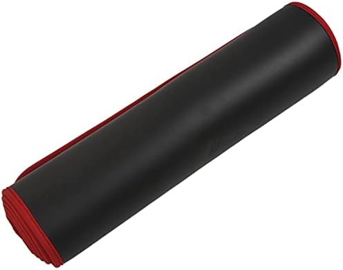 10mm  Sport Thick Yoga Mat for Fitness,Pilates Gymnastics Mats Massage Pad Exercise Mat for ner (Color : Black)