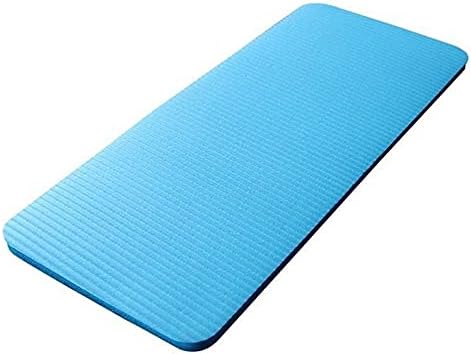 15MM Thick Yoga Mat Comfort Foam Knee Elbow Pad Mats for Exercise Yoga Pilates Indoor Pads Fitness Training (Color : Blue)