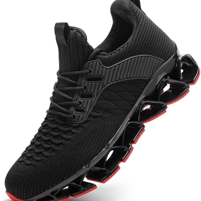 Mens Slip on Running Walking Shoes  Casual Fashion Sneakers Comfort Non Slip Work Sport Athletic Trainer