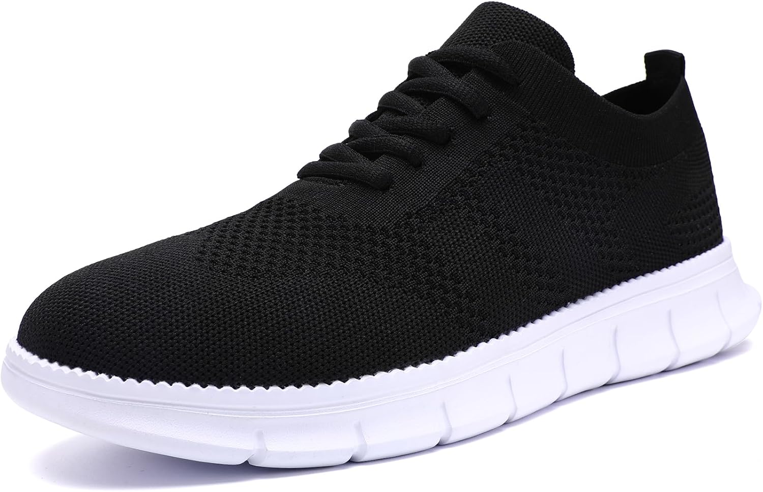men Slip Walking Shoes Dress Sneakers Business Oxfords Breathable Lightweight Loafers Tennis for Driving Walking Skate